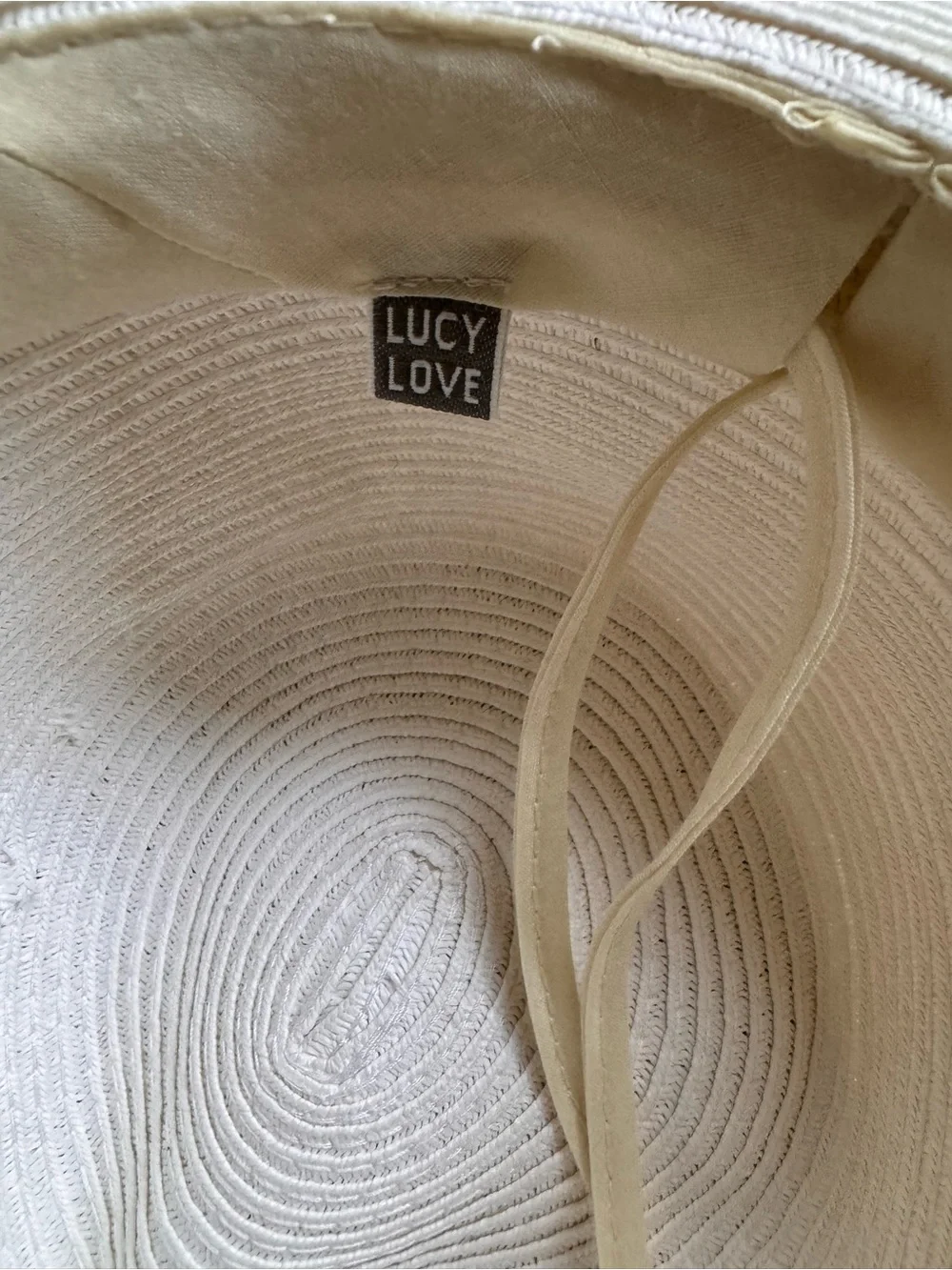 Straw Fedora Sun Hat with Black Ribbon Accent - Excellent Condition